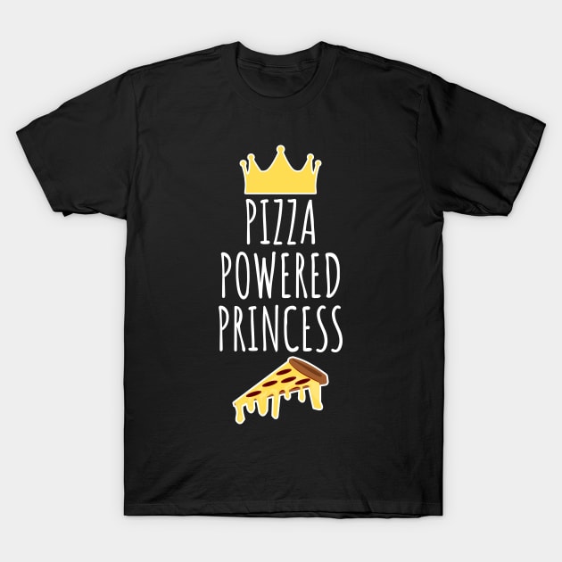 Pizza Powered Princess T-Shirt by LunaMay